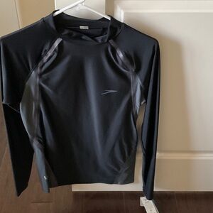 Speedo Black Long Sleeve Top